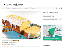 Tablet Screenshot of manulechef.com
